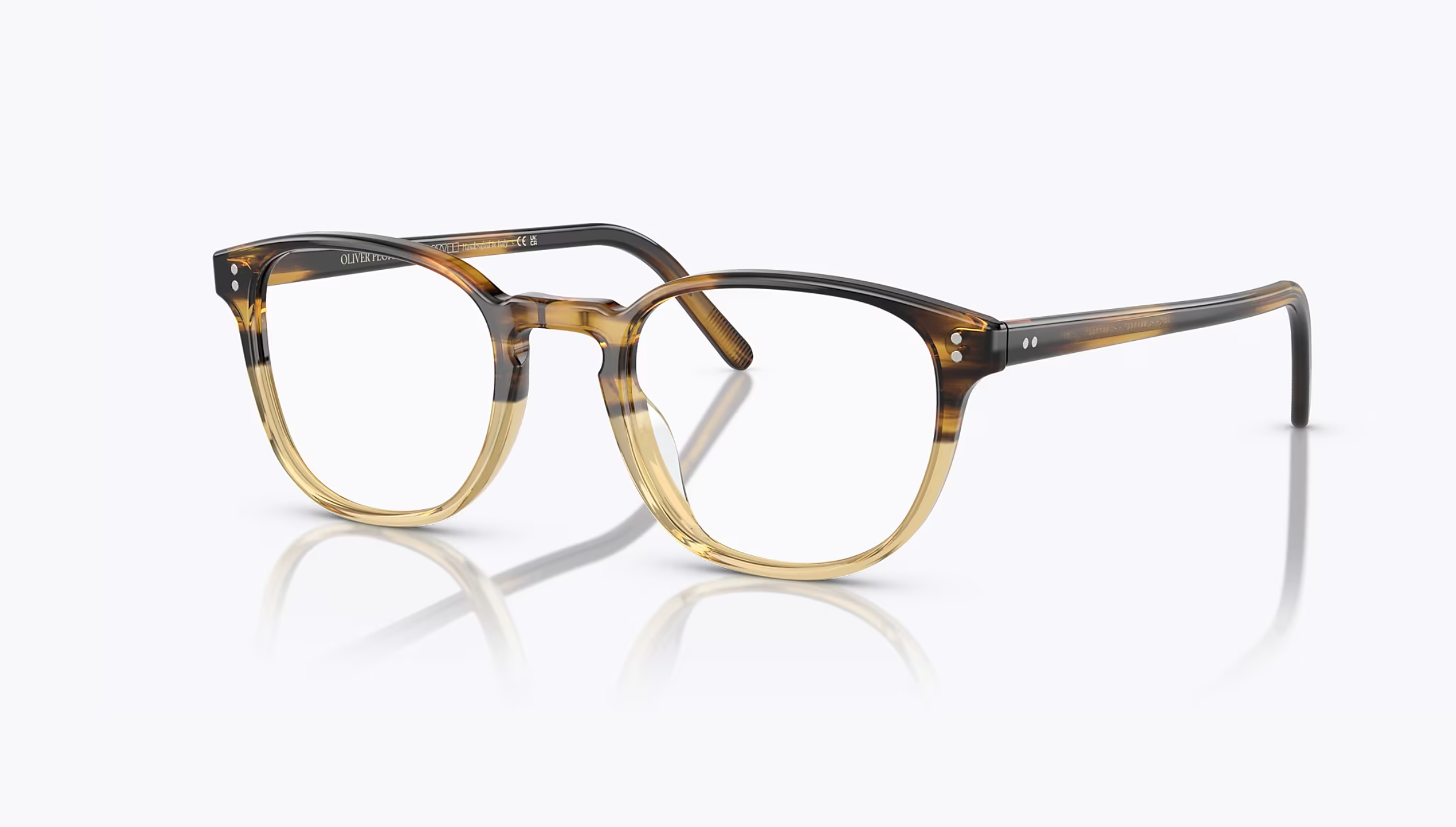 Oliver Peoples Fairmont 49mm Canarywood Gradient Eyeglasses OV