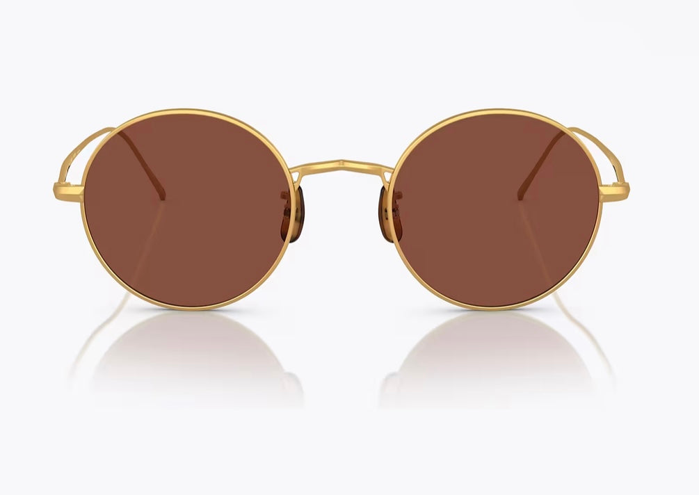 Oliver Peoples G. Ponti-3 OV 1293 5414C5 48mm Round Titanium Japan