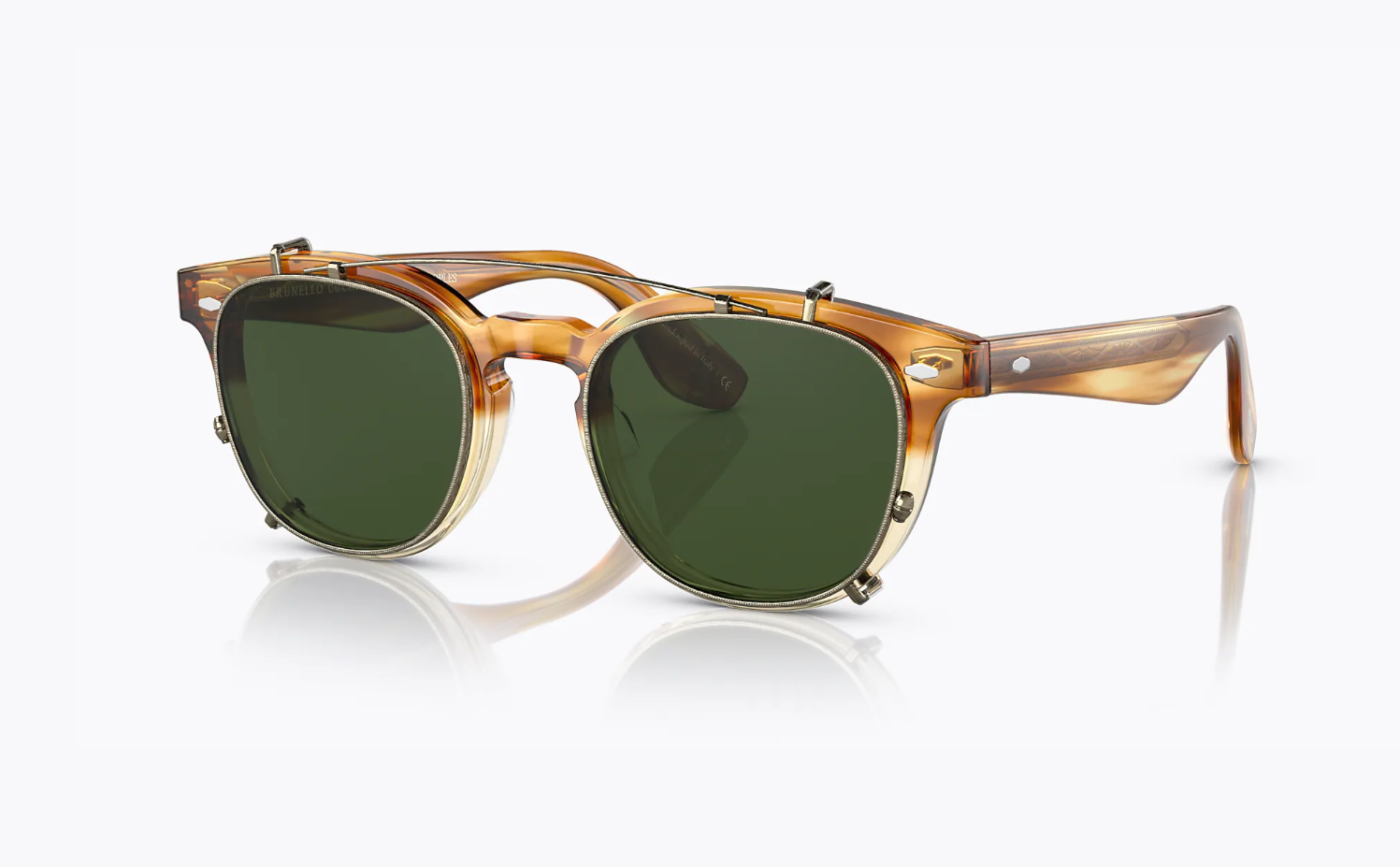 Oliver Peoples Jep Brunello Cucinelli Clip Honey VSB Green 0V