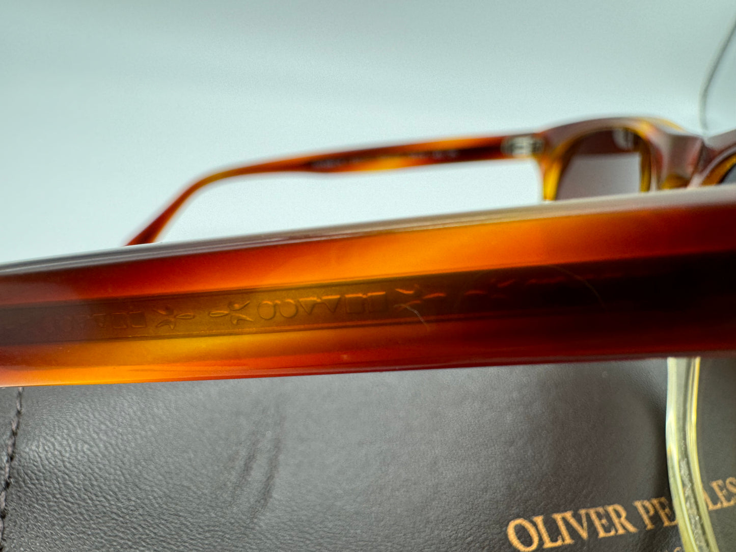 Oliver Peoples Daddy B 58mm OV5091S 1239/13 T58 Amber Tortoise Buff Gradient PREOWNED