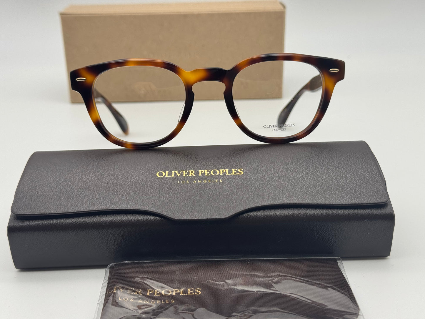 Oliver Peoples Sheldrake - J 47mm OV 7949 DM Dark Mahogany Demo Lens Japan NEW