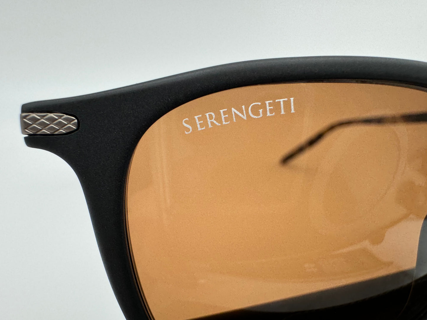 Serengeti Delio 51mm 8854 Matte Black / Polarized Drivers Mineral Glass Italy NEW