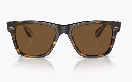 Oliver Peoples Oliver Sun 49mm True Brown Polarized / Cocobolo OV5393SU 100357 Italy Missing Box