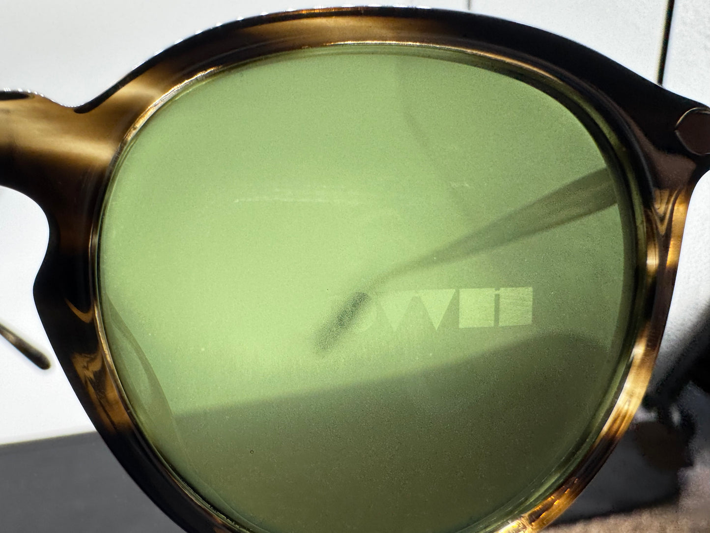 Oliver Peoples RUE MARBEUF 50mm OV 5353Q 161252 Havana / Green Pour BERLUTI Italy Preowned