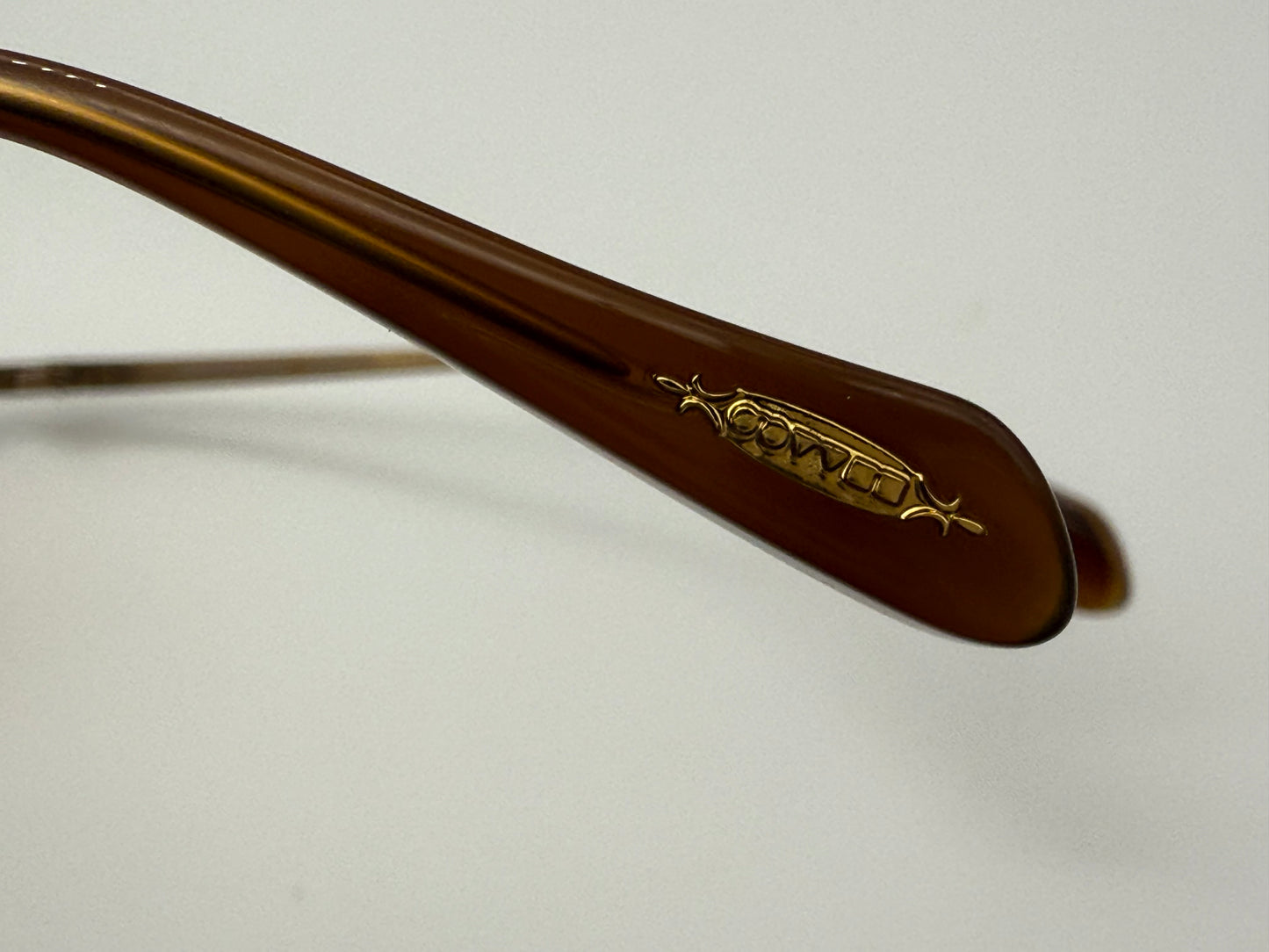 Oliver Peoples Bergman 61mm Custom Sunglasses | Brushed Gold / Peach Gold Mirror Missing Box