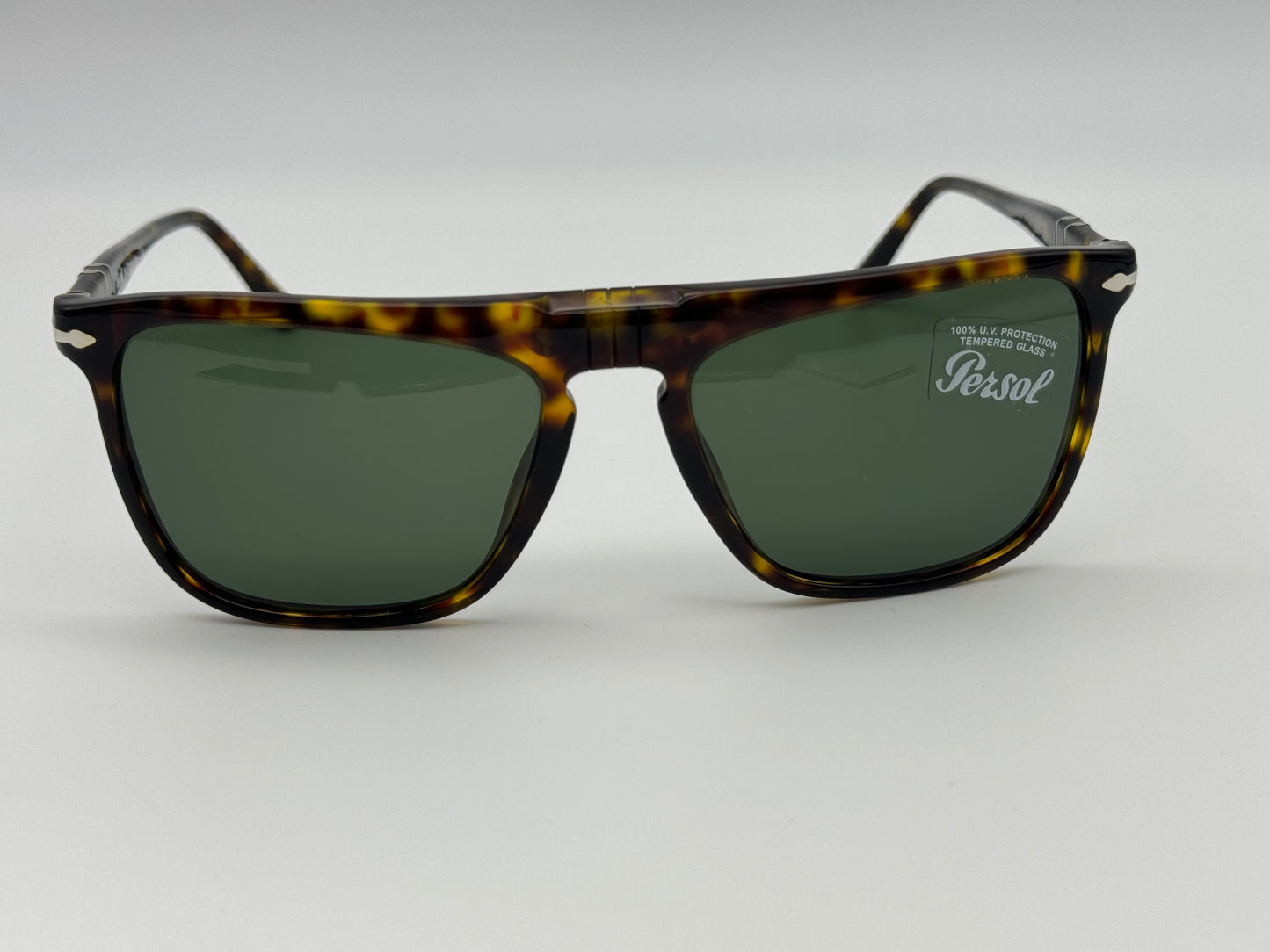 Persol PO 3225 56mm 24/31 Tortoise Green NEW