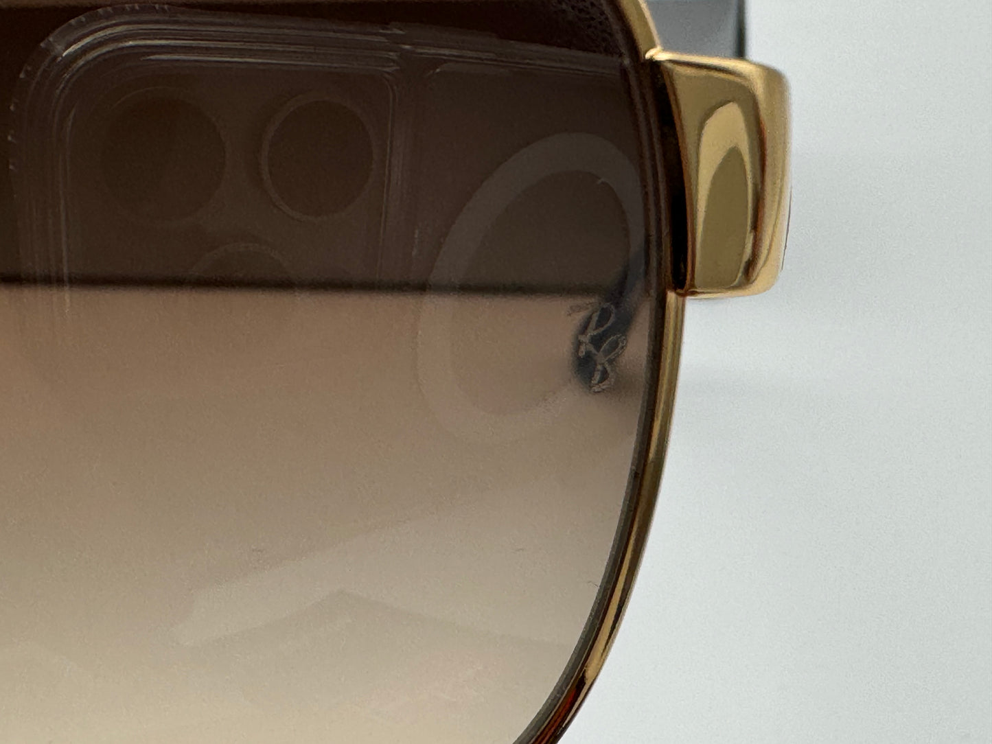 Ray-Ban RB 3530 58mm Gold / Brown Gradient Italy NEW