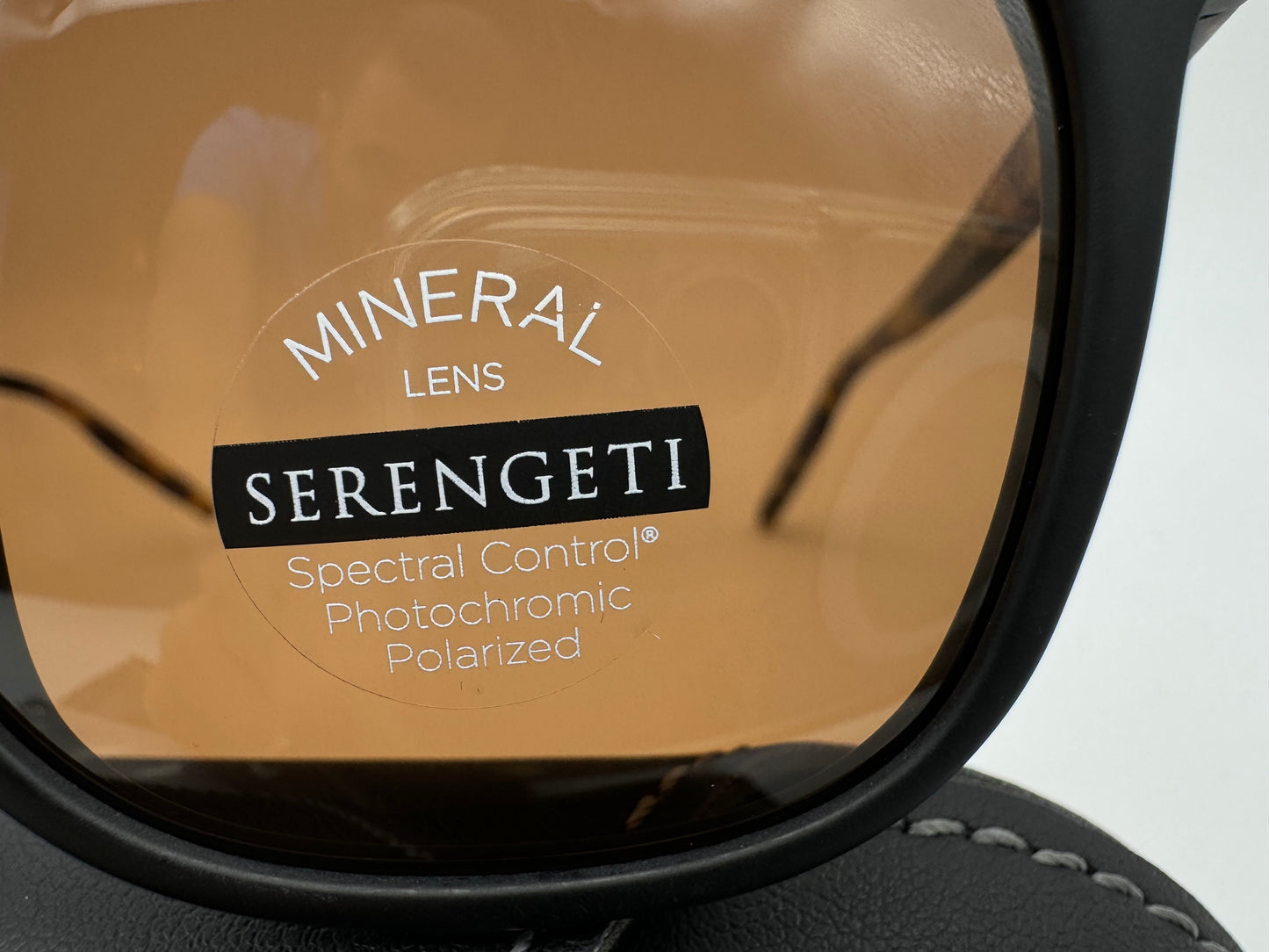 Serengeti Delio 51mm 8854 Matte Black / Polarized Drivers Mineral Glass Italy NEW