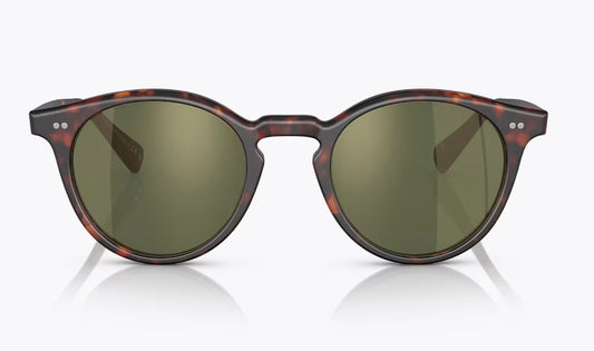 Oliver Peoples Romare 48mm Semi Matte Sable Tortoise/ G 15 Goldtone OV 5459 145408 Italy NEW