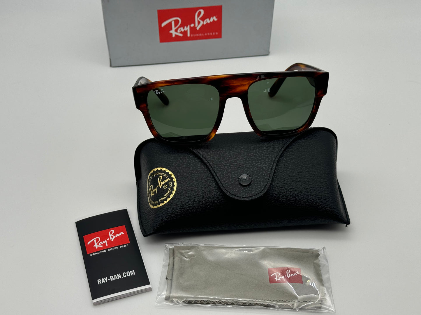 Ray-Ban Drifter 57mm RB 0360S 954/31 Havana Square G 15 Non-Polarized