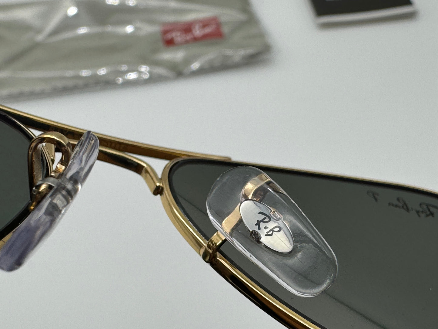 Ray-Ban Aviator 55mm RB 3025 Gold / G-15 Polarized 001/58 Italy NEW