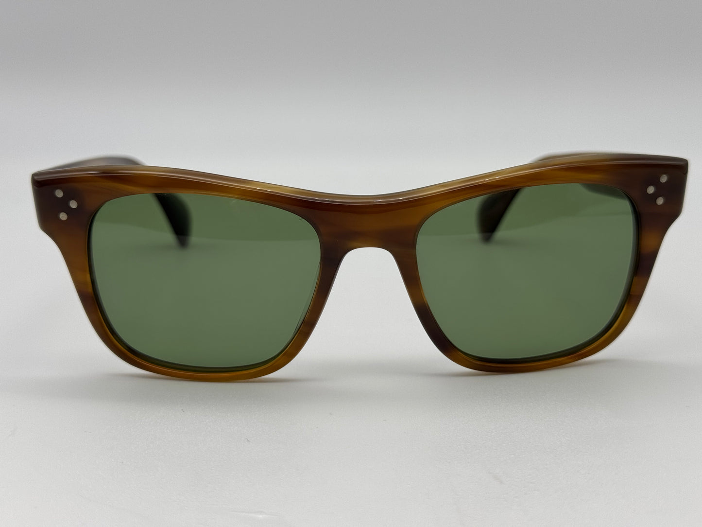 Oliver Peoples Jack Huston 52mm OV 5302 SU 1011P1 Raintree / Jade Polarized VFX Italy Preowned