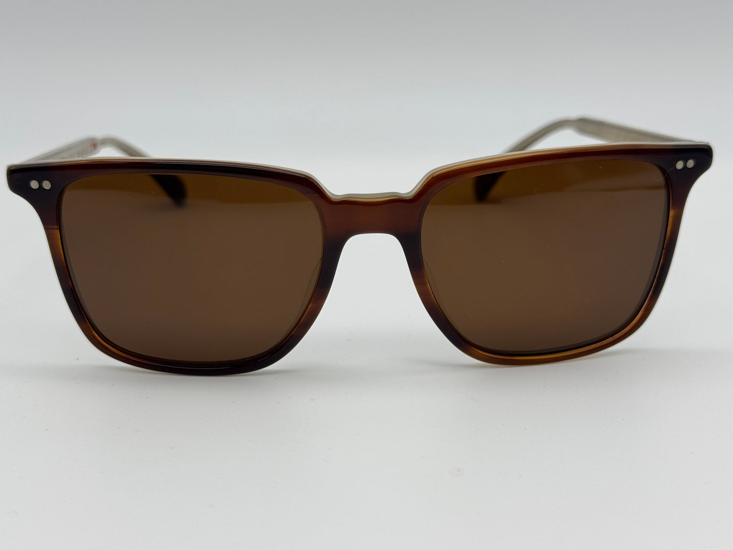 Oliver Peoples OPLL Sun 53mm Havana / Java Polarized VFX Lens OV 5316SU 1437 N9 Italy Preowned