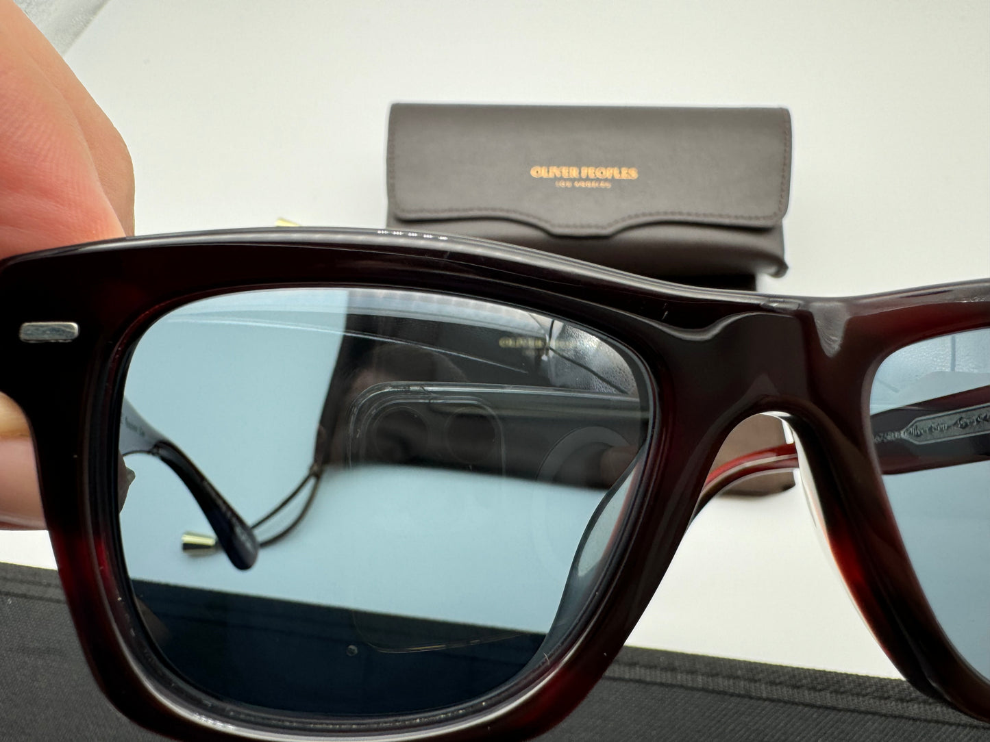 Oliver Peoples OLIVER SUN OV 5393SU 49mm Bordeaux Bark / Photochromic Sunglasses Italy Open Box