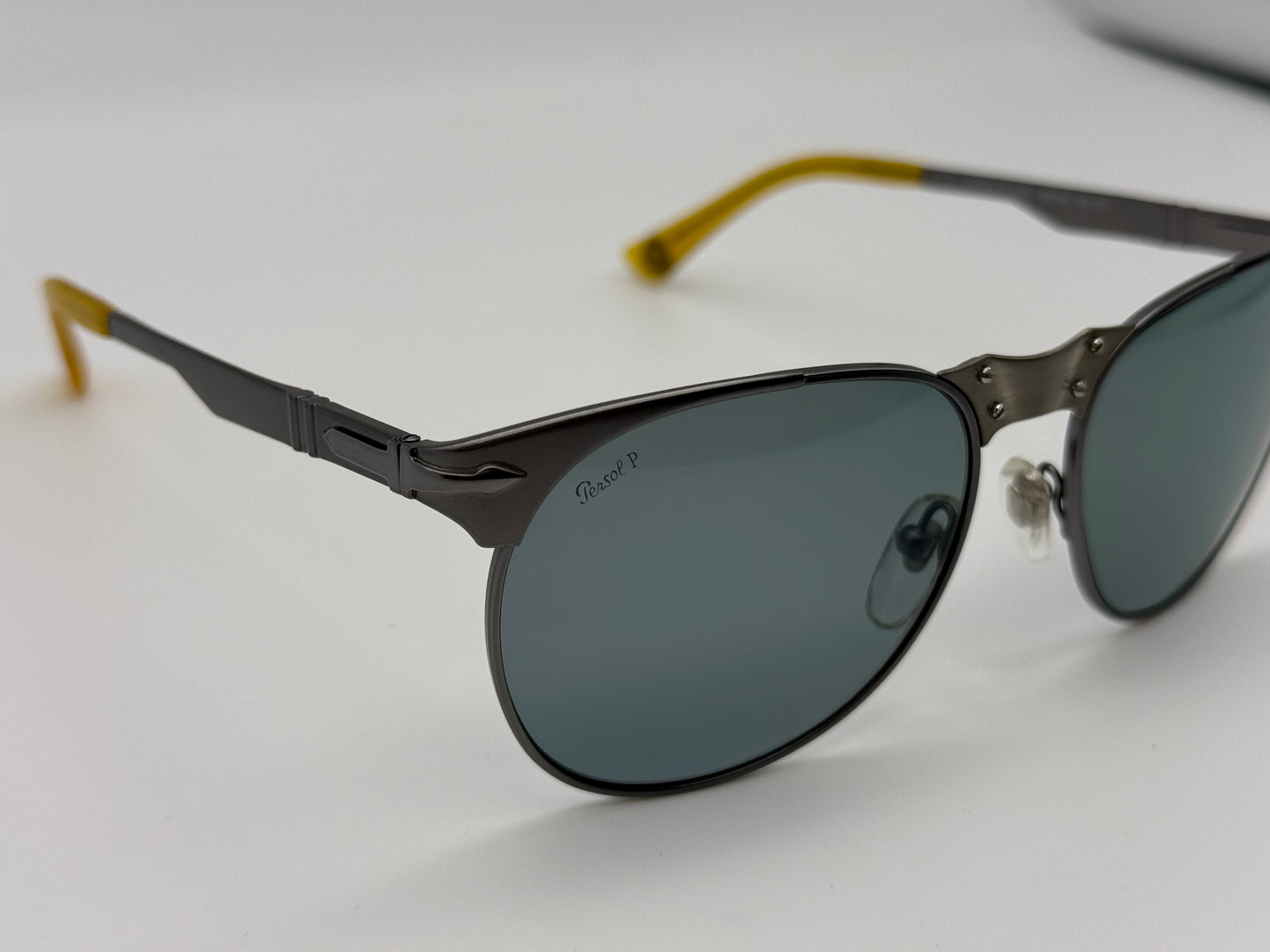 Persol x Stone Island PO 2470S 55mm Metal Pilot Italy Preowned