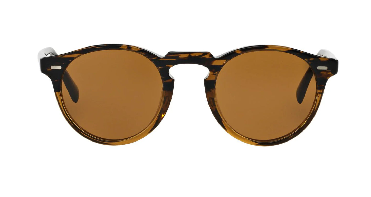 Oliver Peoples GREGORY PECK SUN 47mm Tortoise/Crystal B15 OV 5217S 100153 Tortoise Italy Preowned