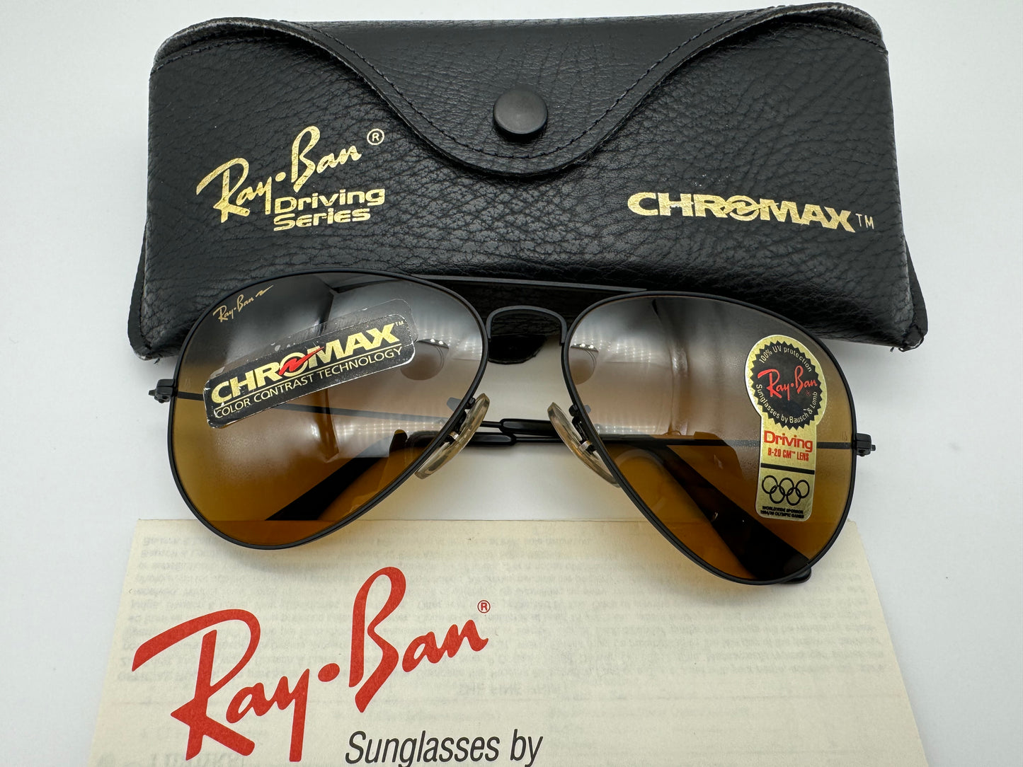 Ray-Ban Aviator USA Vintage B&L 58mm Chromax ⚡️W1662 WNAS NOS