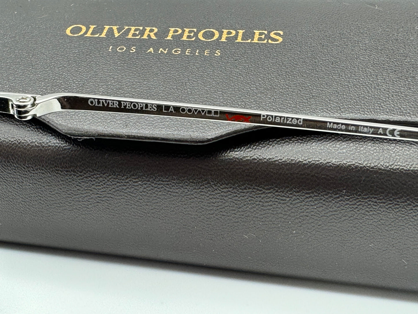 Oliver Peoples Clifton 58mm OV 1150 Midnight Express VFX Polarized Glass Lens 5036 / P2 Italy Preowned