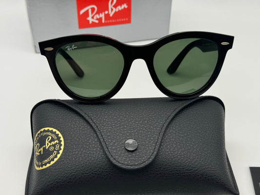 Ray-Ban Wayfarer Way 54mm RB 2241 Black / G 15 901/31 NEW