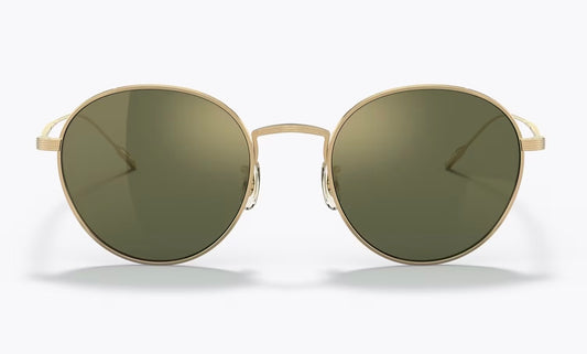 Oliver Peoples Altair OV 1306 ST 529208 50mm  Gold / G -15 Goldtone Titanium JAPAN NEW