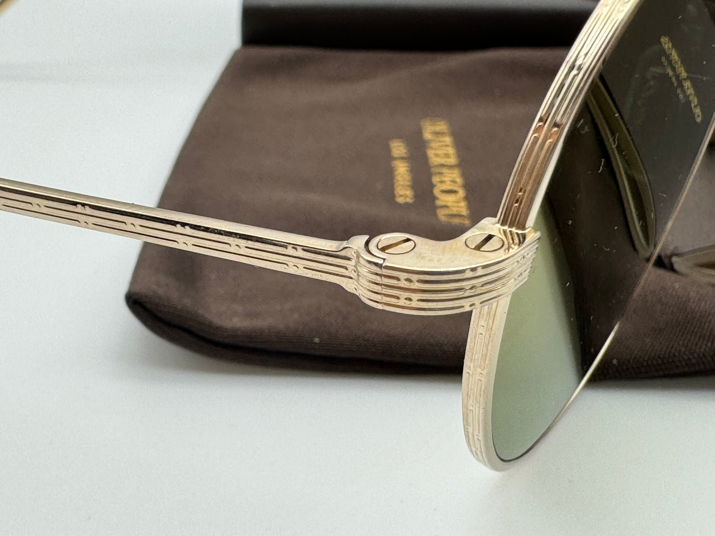 Oliver Peoples Altair OV 1306 ST 529208 50mm  Gold / G -15 Goldtone Titanium JAPAN NEW