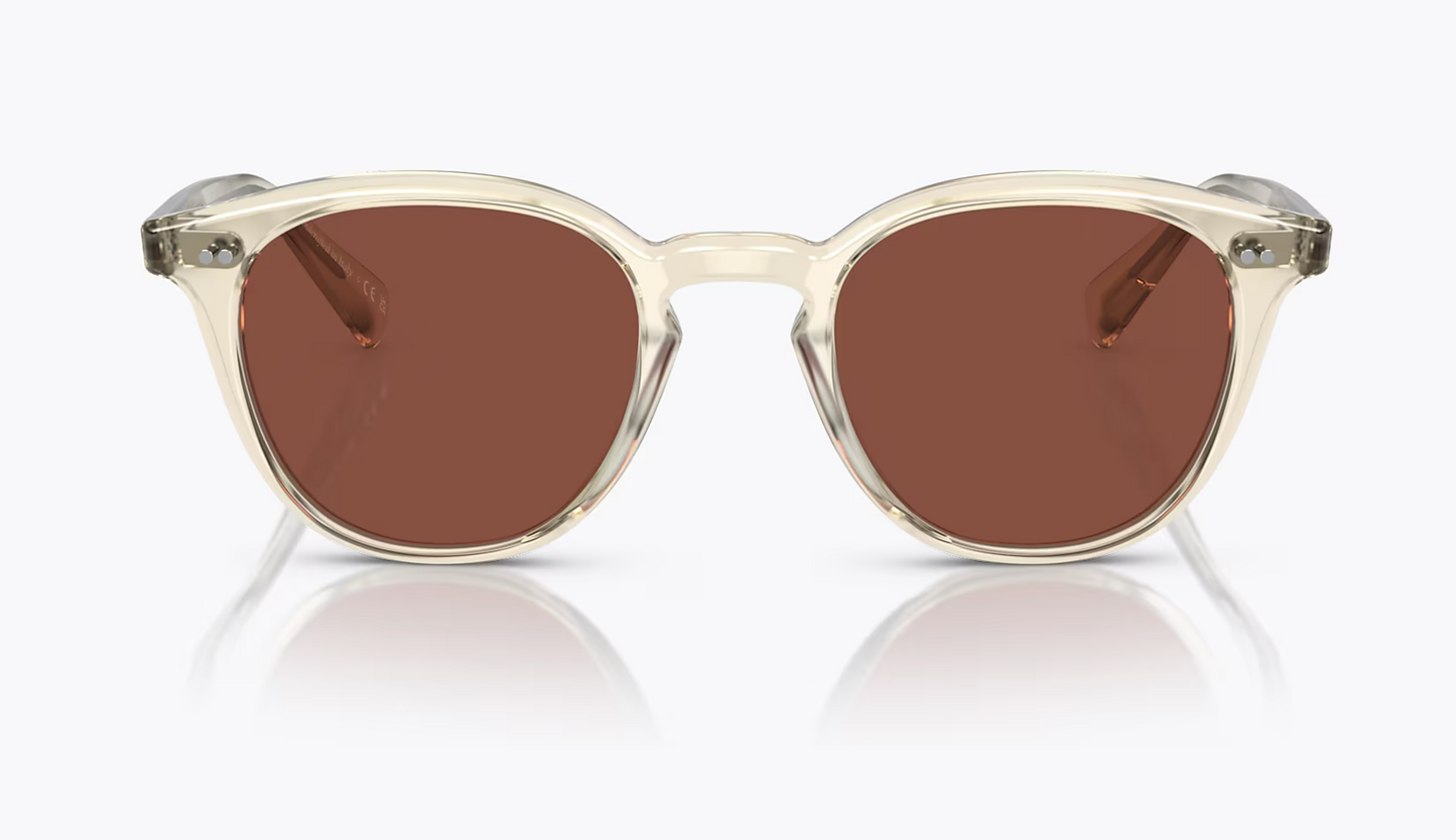 Oliver Peoples Desmon Sun 50mm Limited Edition Pale Citrine / Burgundy OV 5454 1692C5 Italy NEW