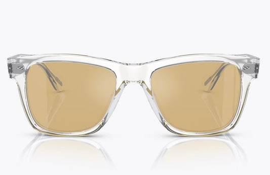 Oliver Peoples Oliver Sun 51mm Limited Edition Crystal / Mustard OV 5393 US 11010F Italy NEW