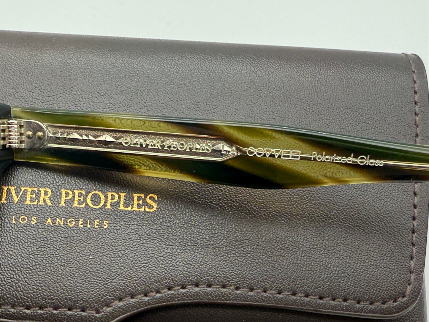 Oliver Peoples Oliver Sun 49mm True Brown Polarized / Cocobolo OV5393SU 100357 Italy Missing Box