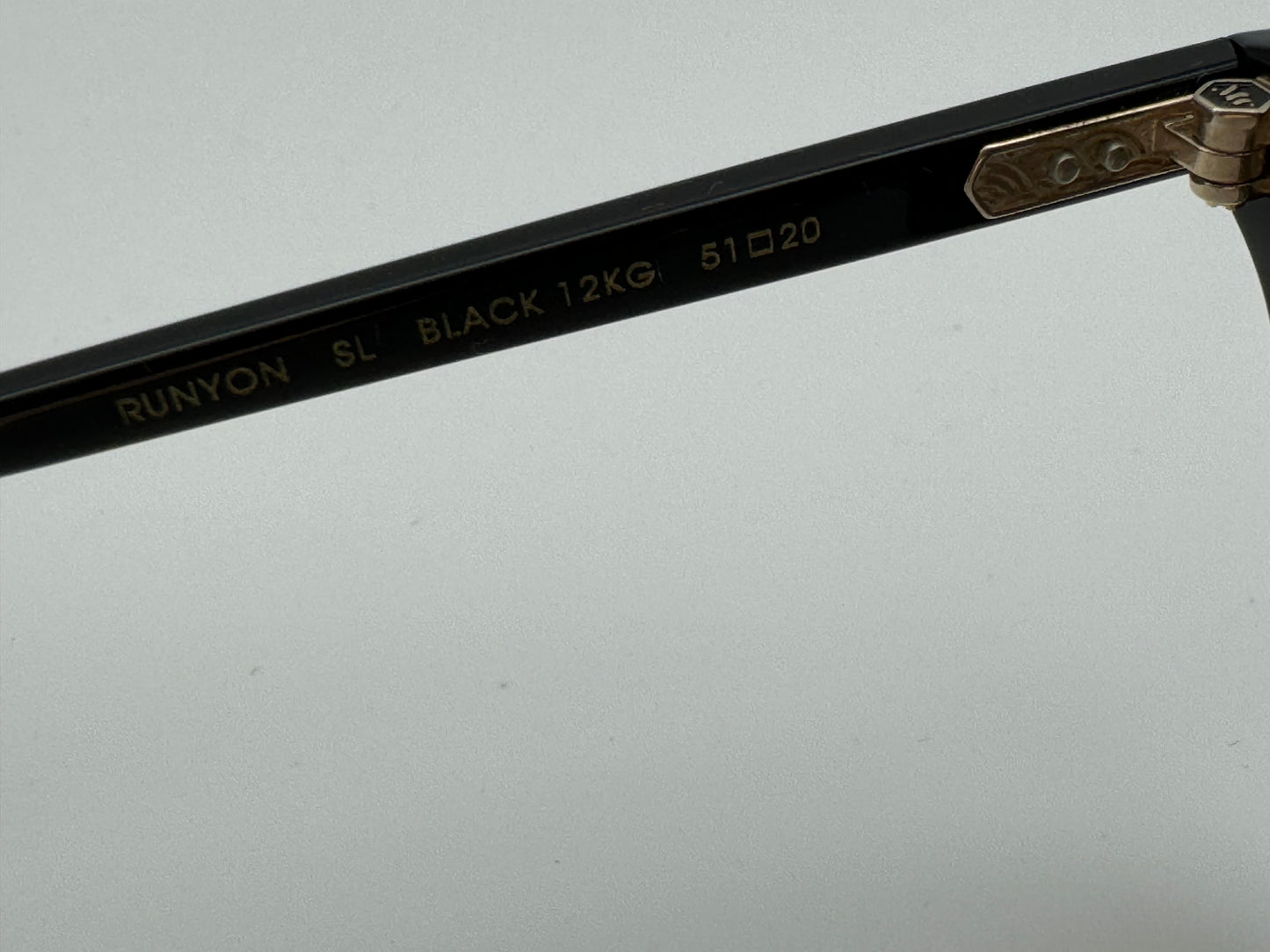 Mr. Leight Runyon 51mm SL Black / G15 Titanium Acetate NEW JAPAN