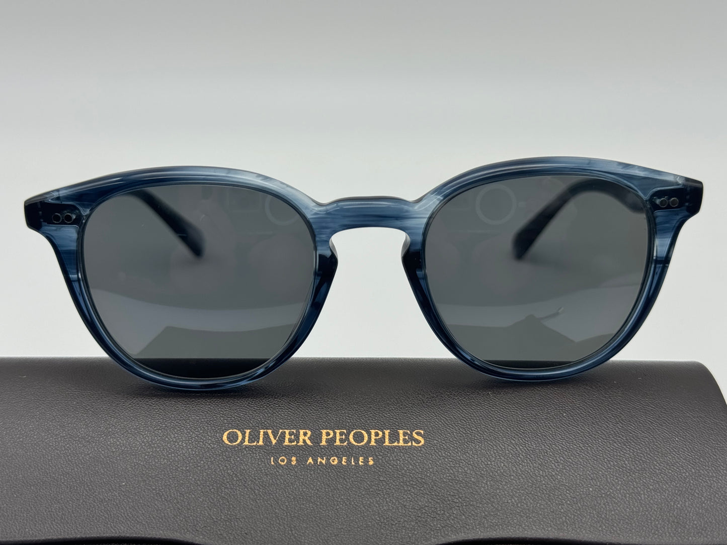 Oliver Peoples Desmon Sun 48mm Dark Blue VSB / Carbon Gray OV 5454 SU 1730R5 Italy NEW