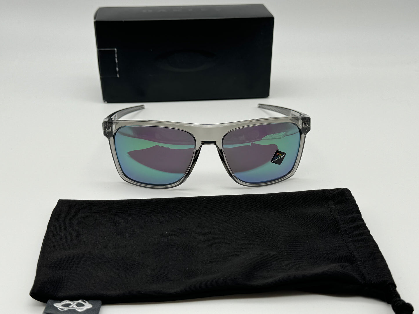 Oakley LEFFINGWELL 57mm  Grey Ink / Prizm Jade Polarized Lens OO 9100 1057 NEW