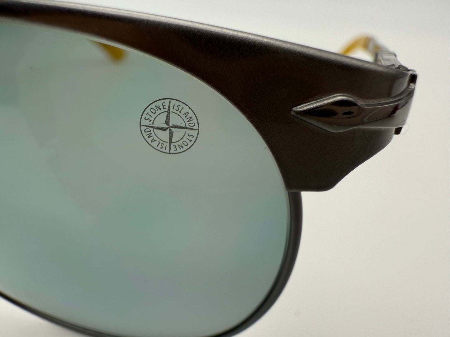 Persol x Stone Island PO 2470S 55mm Metal Pilot Italy Preowned