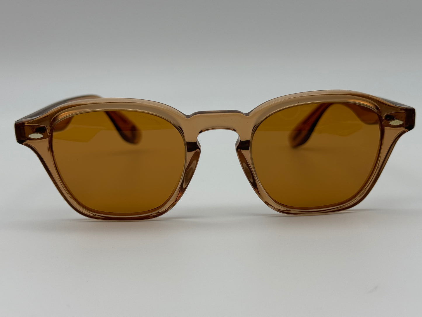 Oliver Peoples Peppe 48mm Ocra / Cognac OV 5517 176553 Italy NEW