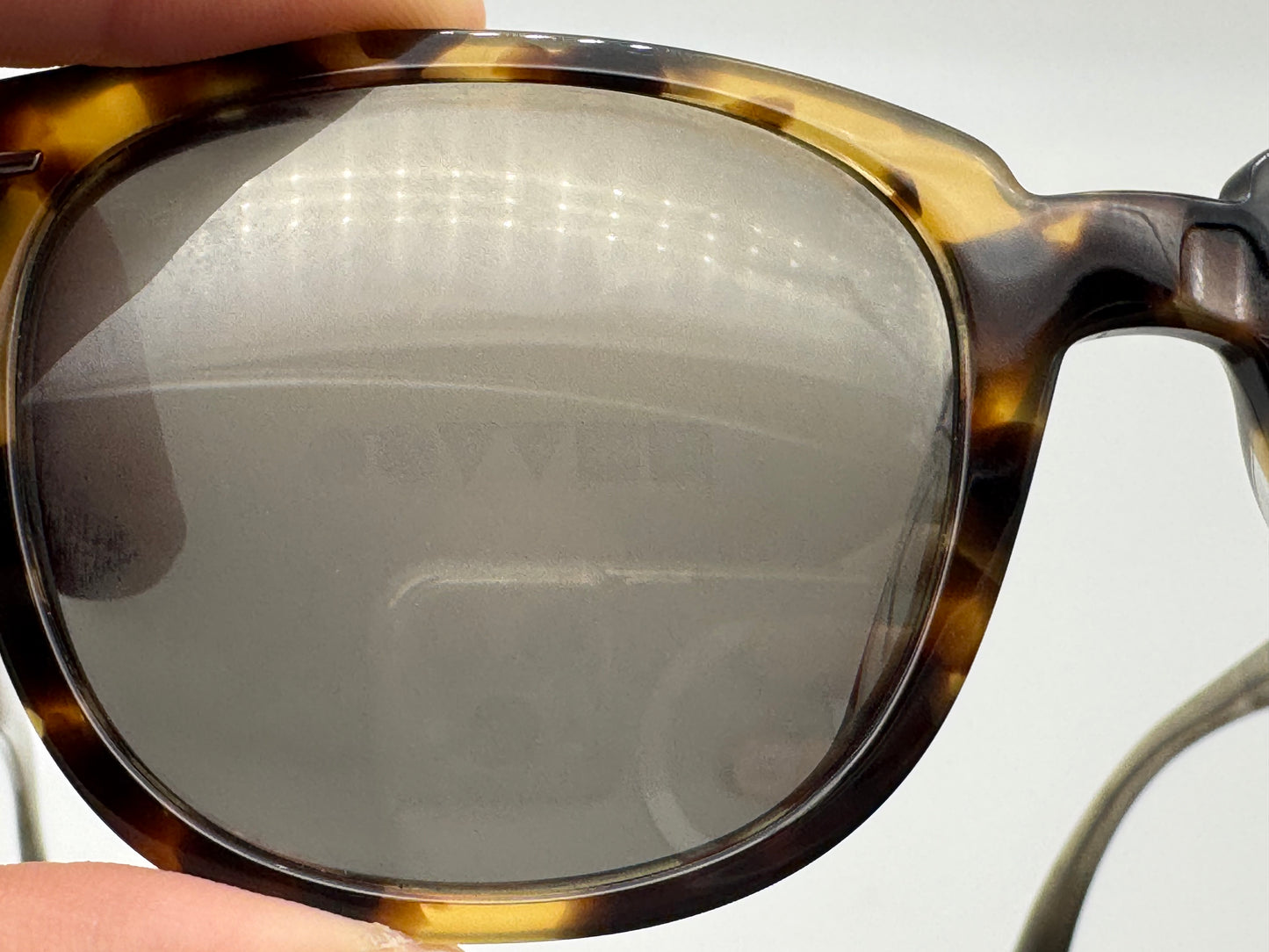 Oliver Peoples Masek 51mm OV 5301SU 158239 Tortoise / Marble Silver Mirror Preowned