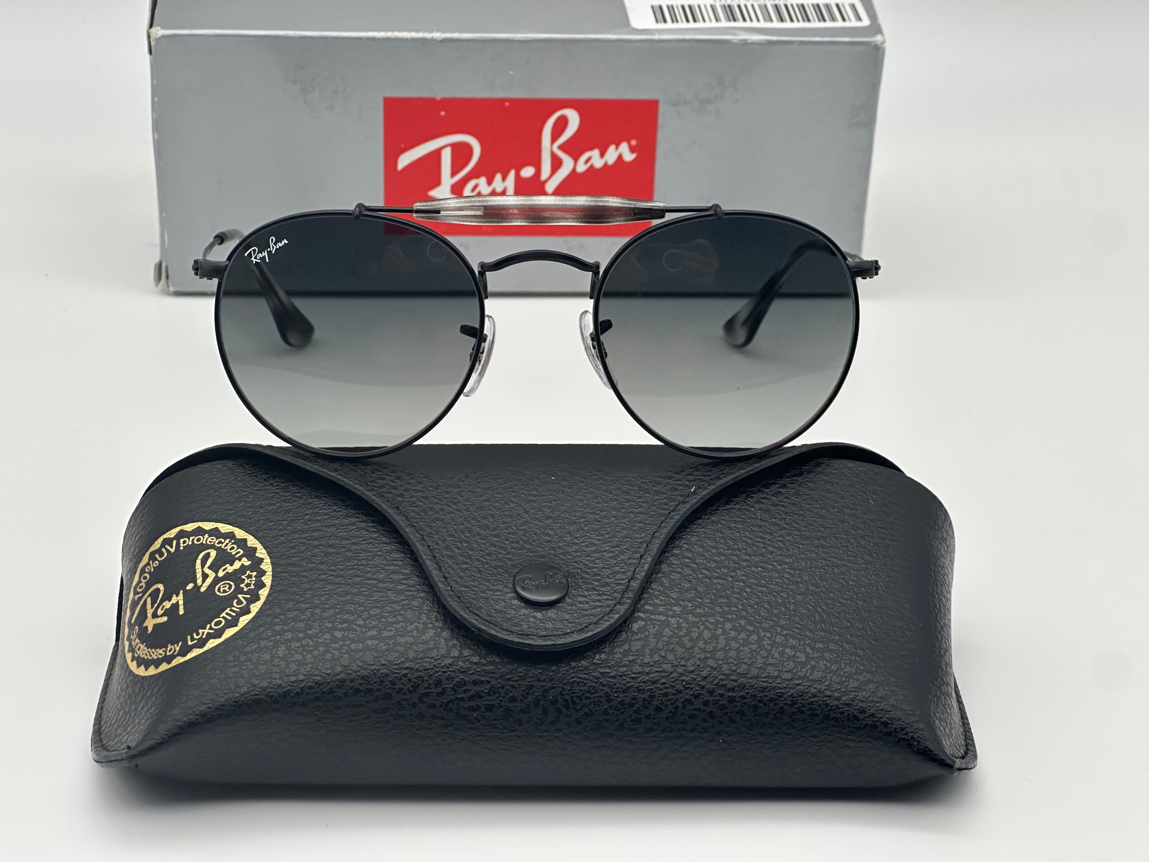 Ray ban round metal double bridge hot sale