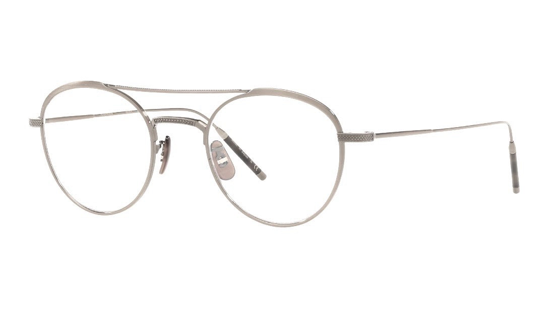 Oliver Peoples TK 2 Takumi 47mm Eyeglasses OV 1275 5254  Silver Japan NEW