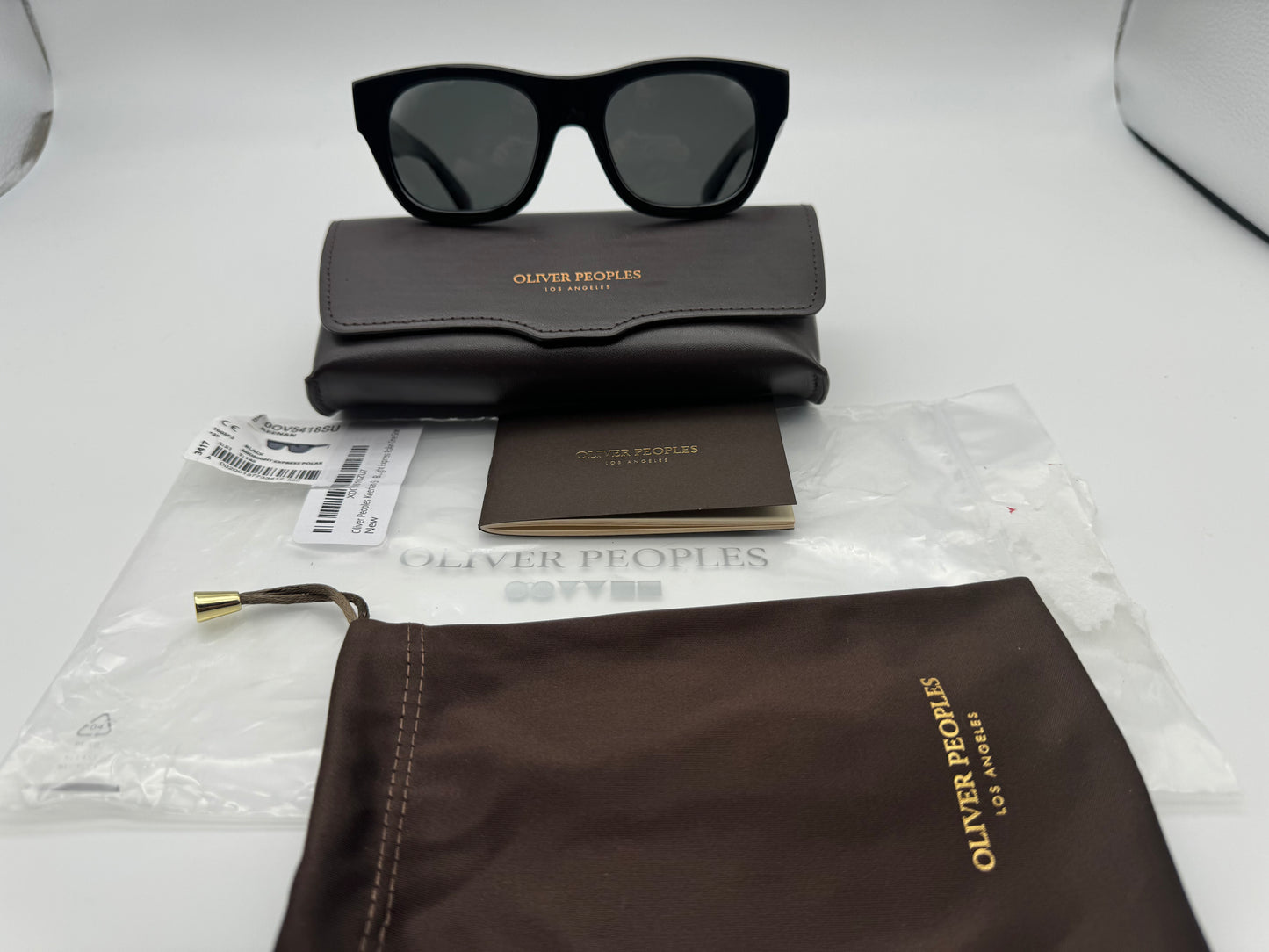 Oliver Peoples Keenan 51mm Black / Midnight Express Polarized OV 5418 1005P2 Italy NEW