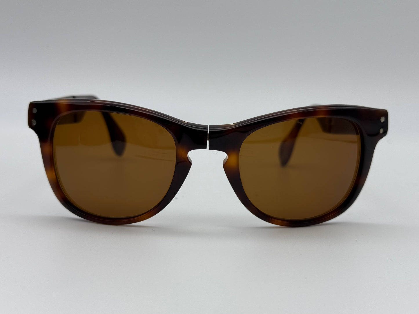 Oliver Peoples for Porter Folding 51mm Dark Amber / Brown Preowned