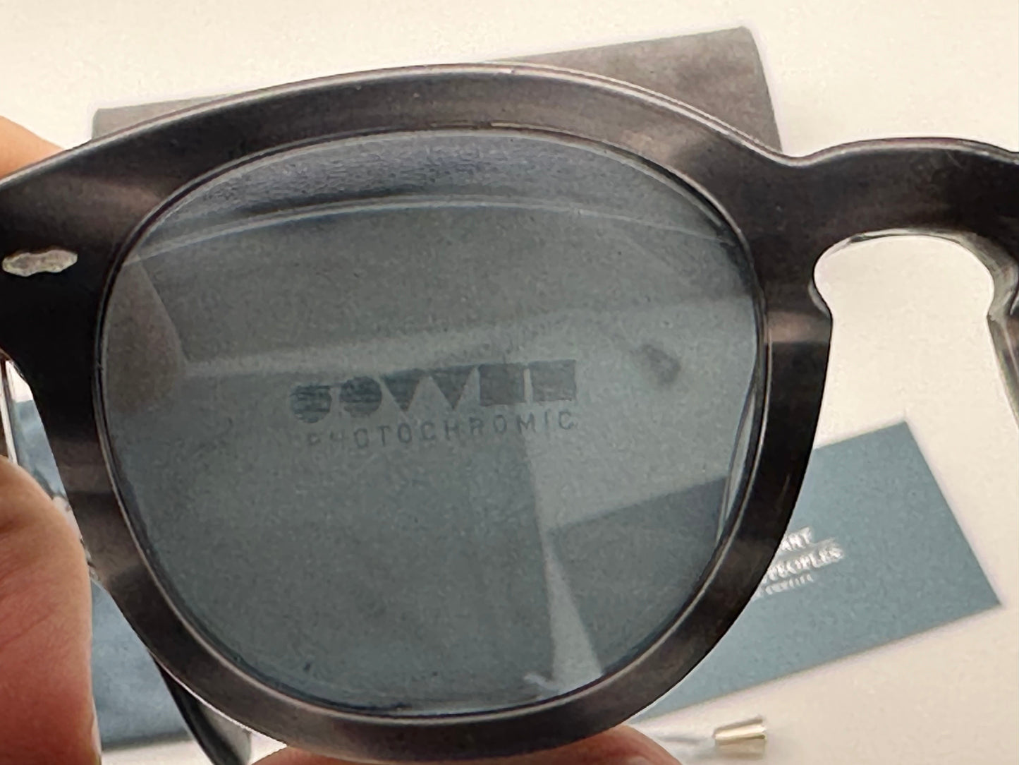 Oliver Peoples Cary Grant 48mm OV 5413 SU Charcoal 18K Gold 1661R8 Photochromic Rare Exclusive Preowned