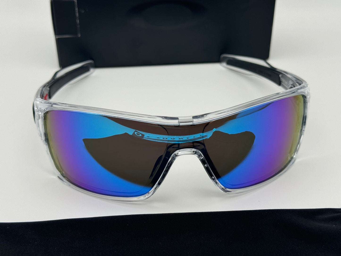 Oakley Turbine Rotor Prizm Sapphire Lenses / 
Polished Clear Frame OO 9307 2932 NEW