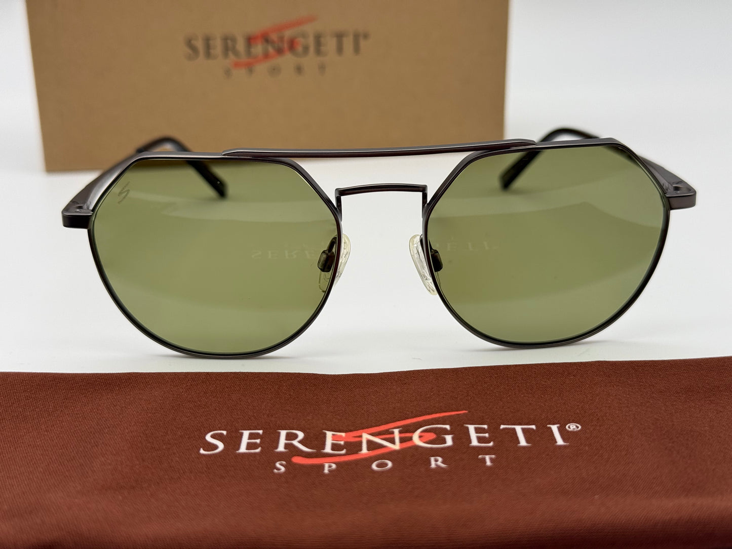 Serengeti Shelby 54mm SS 533005 Matte / Gunmetal Spirit Polarized 555NM NEW