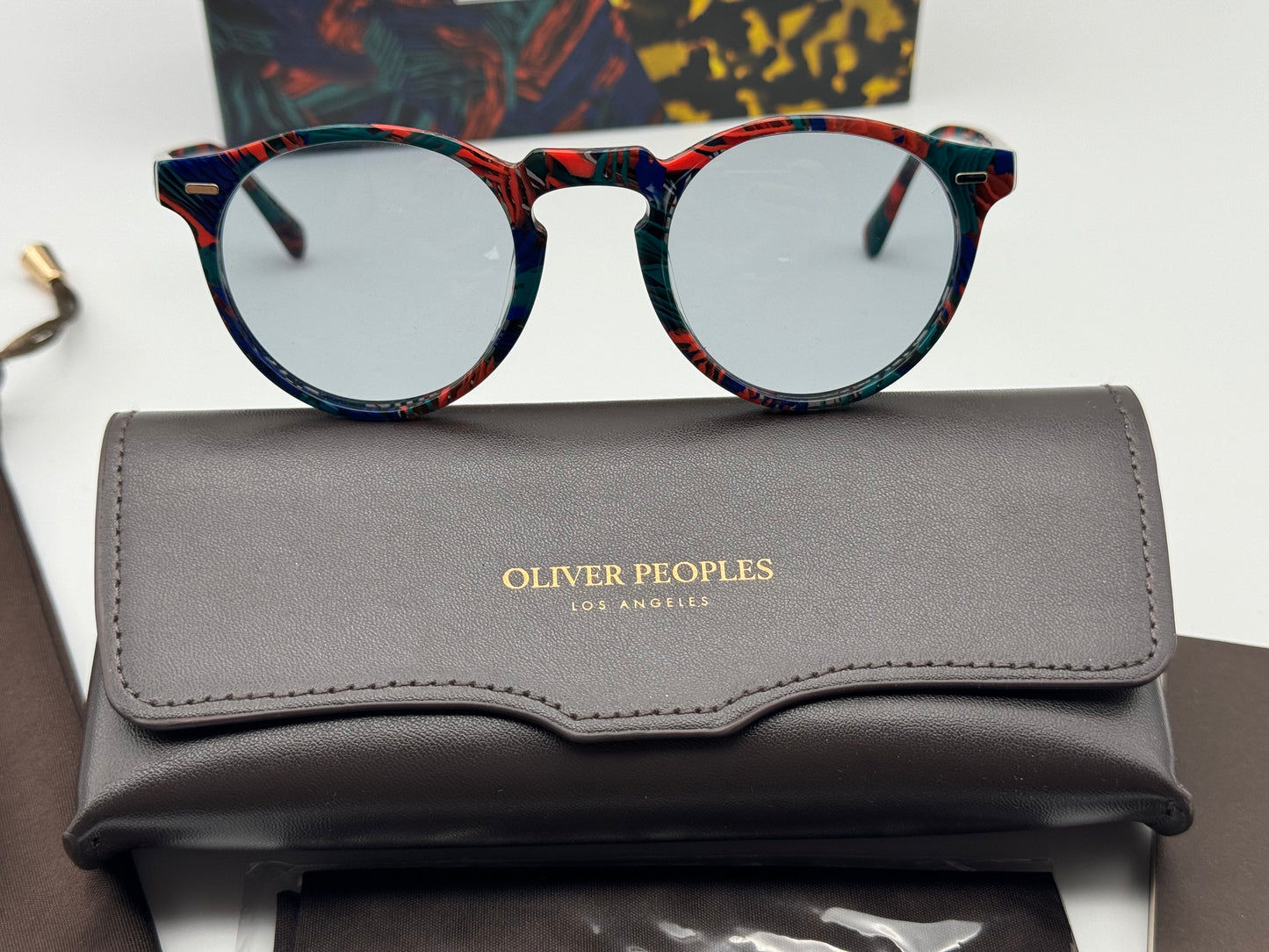 Oliver Peoples Gregory Peck Sun 47mm OV 5217 1621R5 Alain Mikli Italy NEW