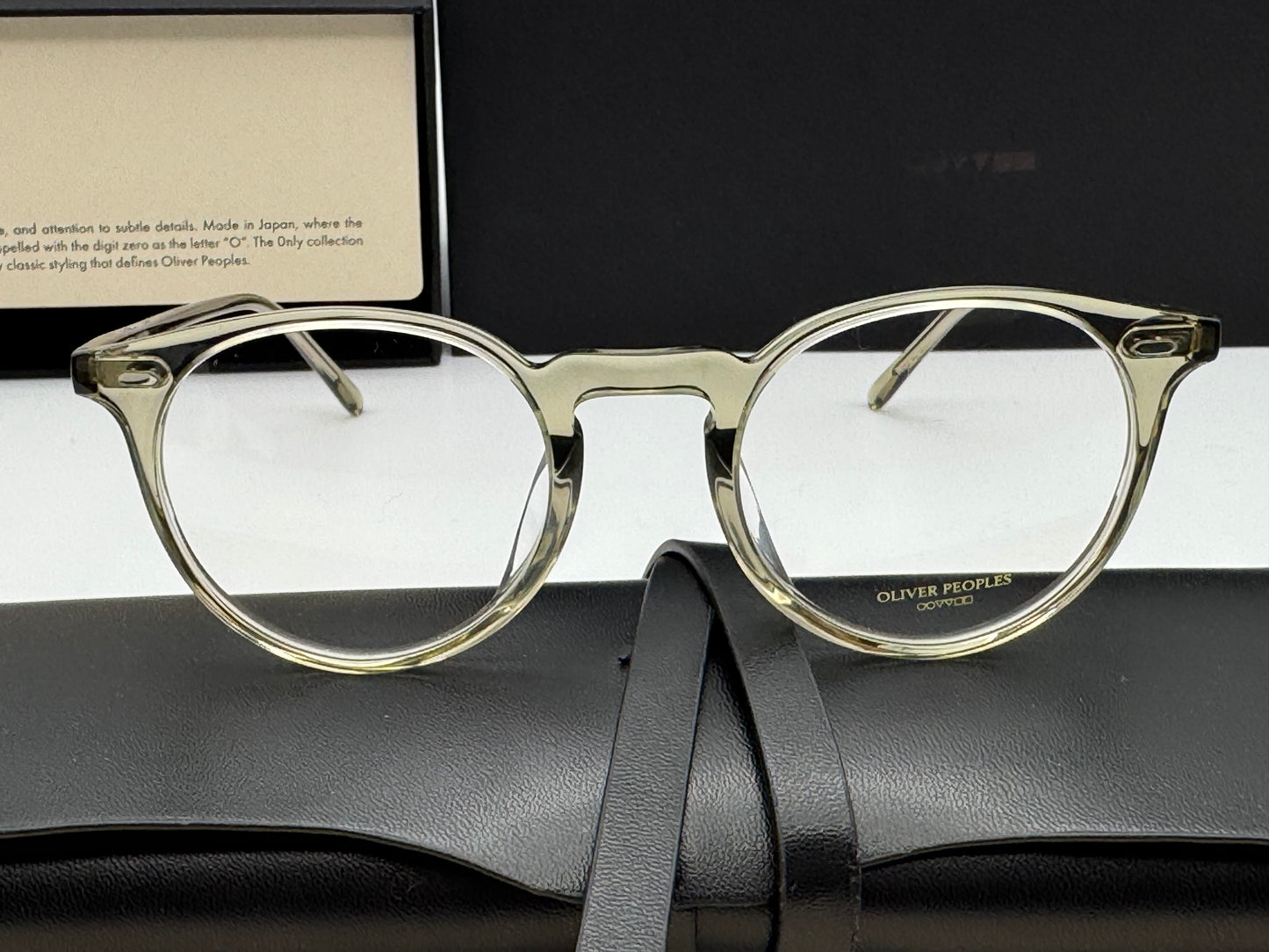 Oliver Peoples 0nly N.02 46mm OV 5529 Sencha / Demo Lens 1745 Japan NEW