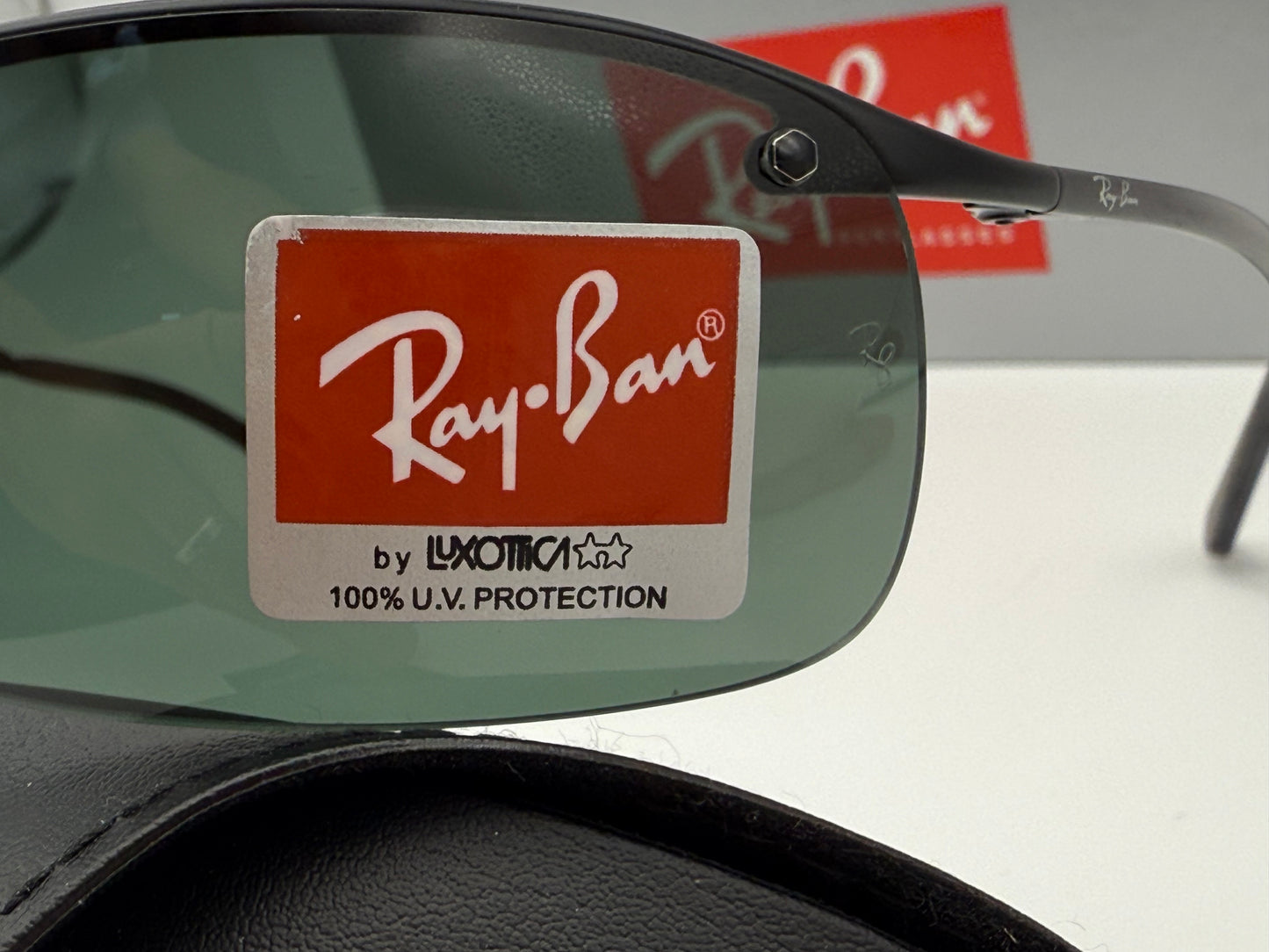 Ray-Ban RB 3183 63mm Matte Black / Dark Green 006 / 71 NEW