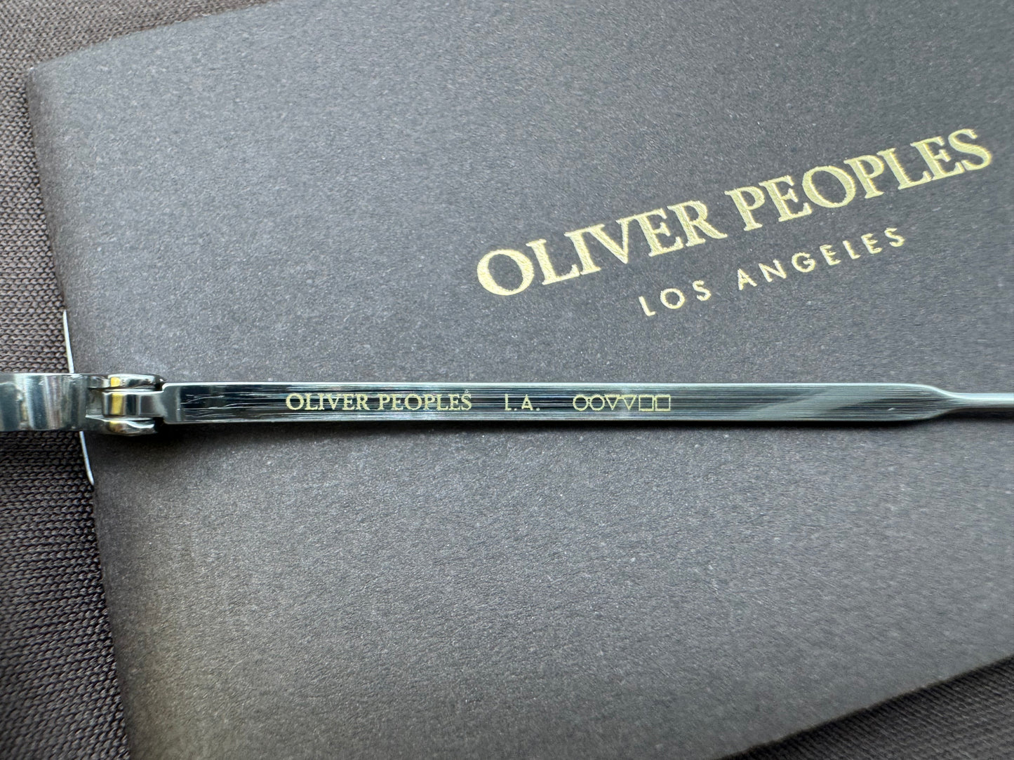 Oliver Peoples 49mm MANDEVILLE 0OV1294ST  525485 Brushed Silver Unisex Sunglasses NEW