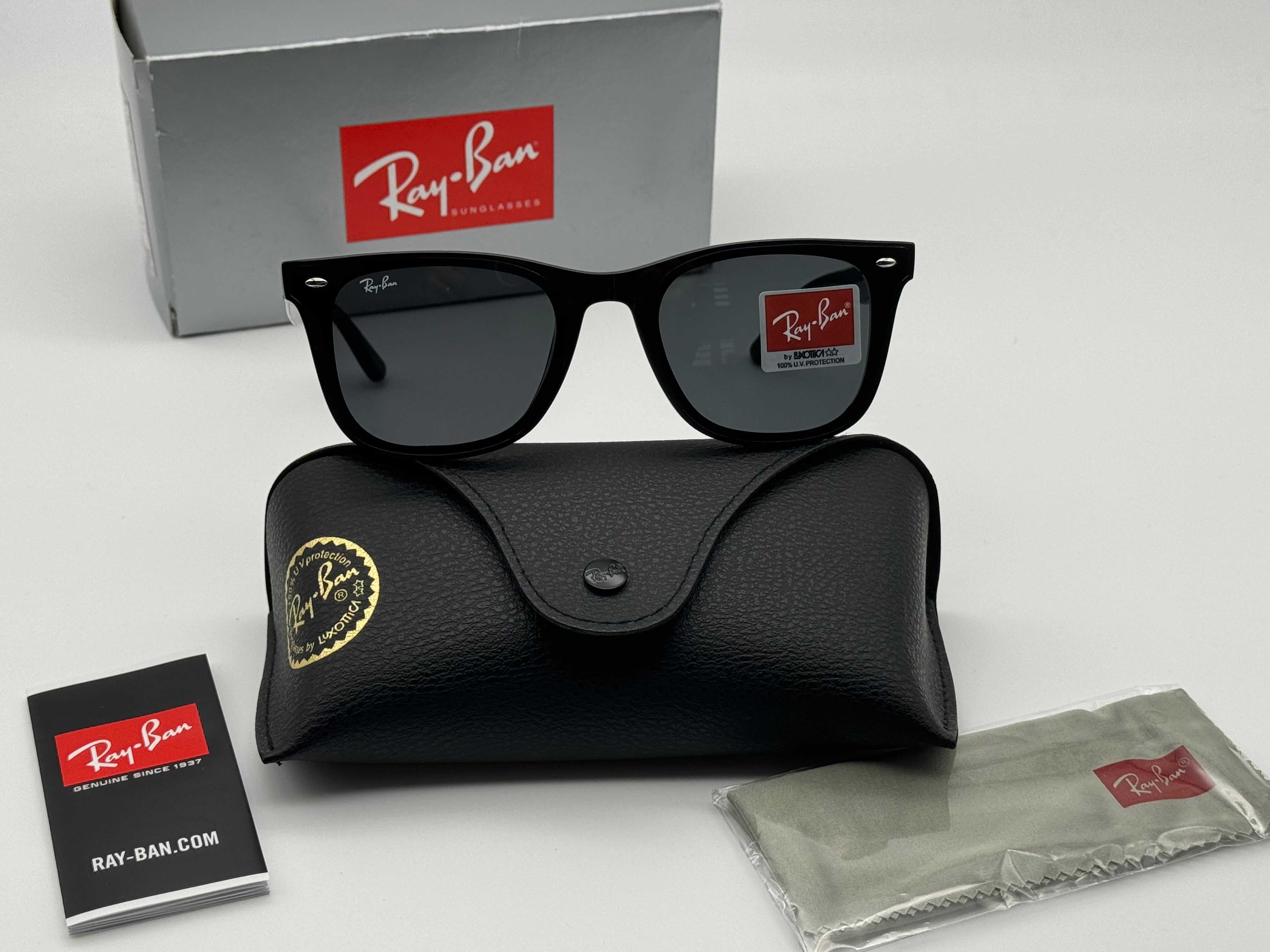 Ray Ban RB 4420 65mm 601/87 Black / Dark Gray NEW – Shade Review Store