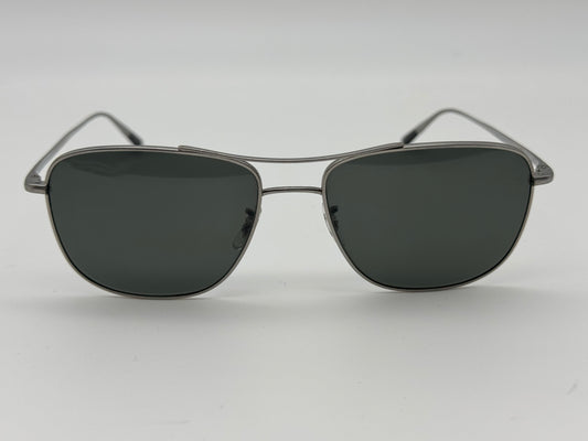 Oliver Peoples Shaefer VFX POLARIZED 55mm OV 1146 ST 504/7C Titanium Silver PREOWNED