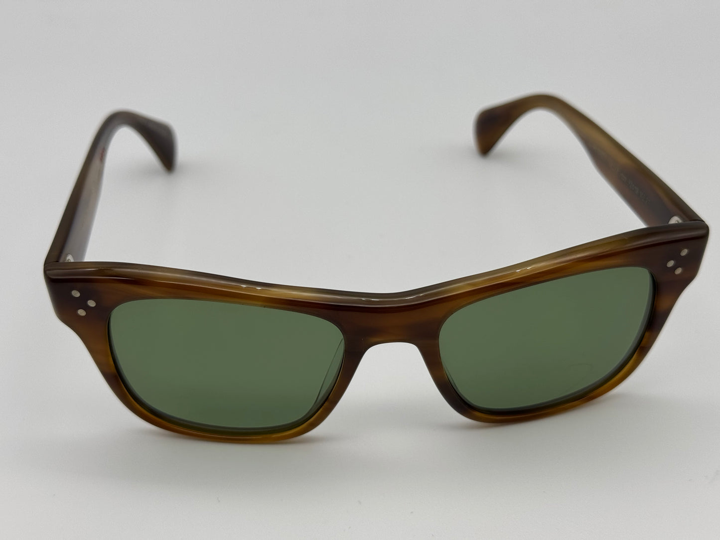 Oliver Peoples Jack Huston 52mm OV 5302 SU 1011P1 Raintree / Jade Polarized VFX Italy Preowned