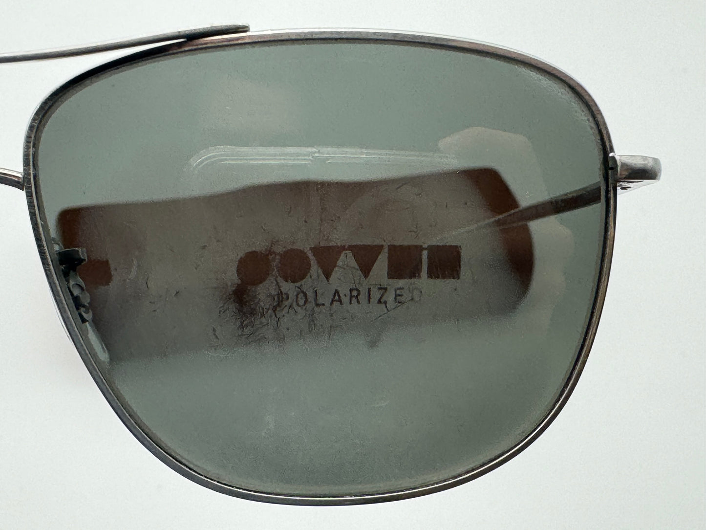 Oliver Peoples Shaefer VFX POLARIZED 55mm OV 1146 ST 504/7C Titanium Silver PREOWNED