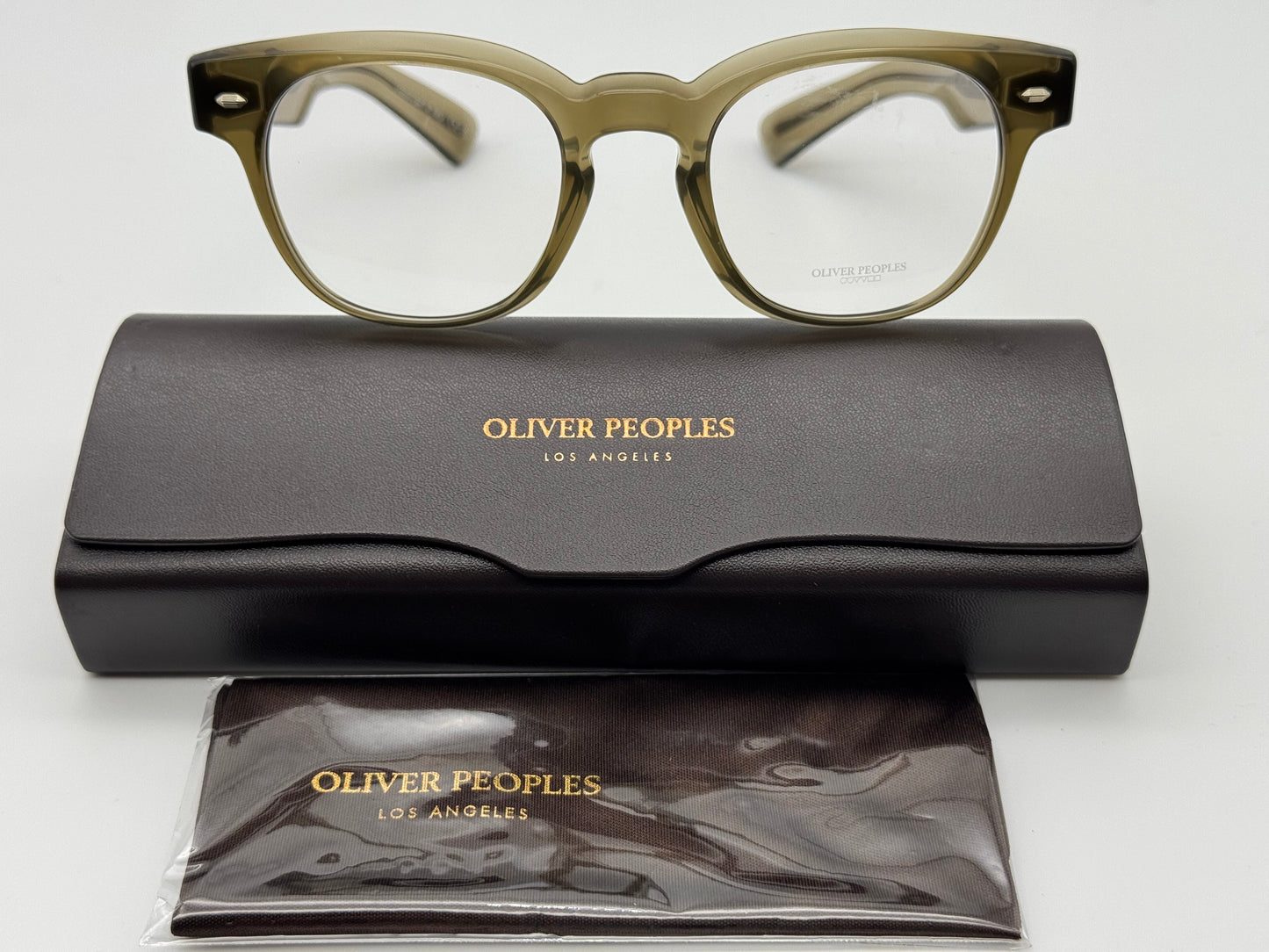 Oliver Peoples Allenby 49mm OV 5508 Dusty Olive / Demo Lens Italy NEW